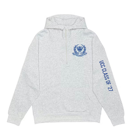 Drop Shoulder 1/2 Zip Hoodie - UCC Class of 2027