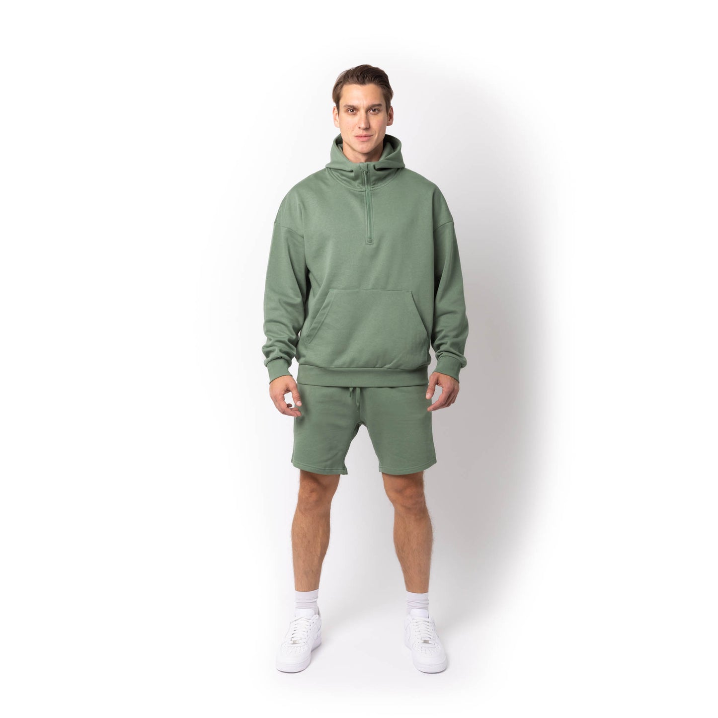 Customizable Premium Drop Shoulder 1/2 Zip Hoodie - UCC Class of 2027
