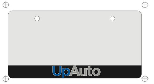 UpAuto License Plate Cover